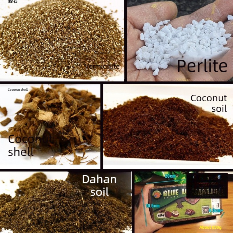 Substrate Coconut Fiber - ココナッツ土レンガ 爬虫類用床材 亀・ヤモリ・ヘビ用 vivarium 床材 湿度調整用ココナッツファイバー
