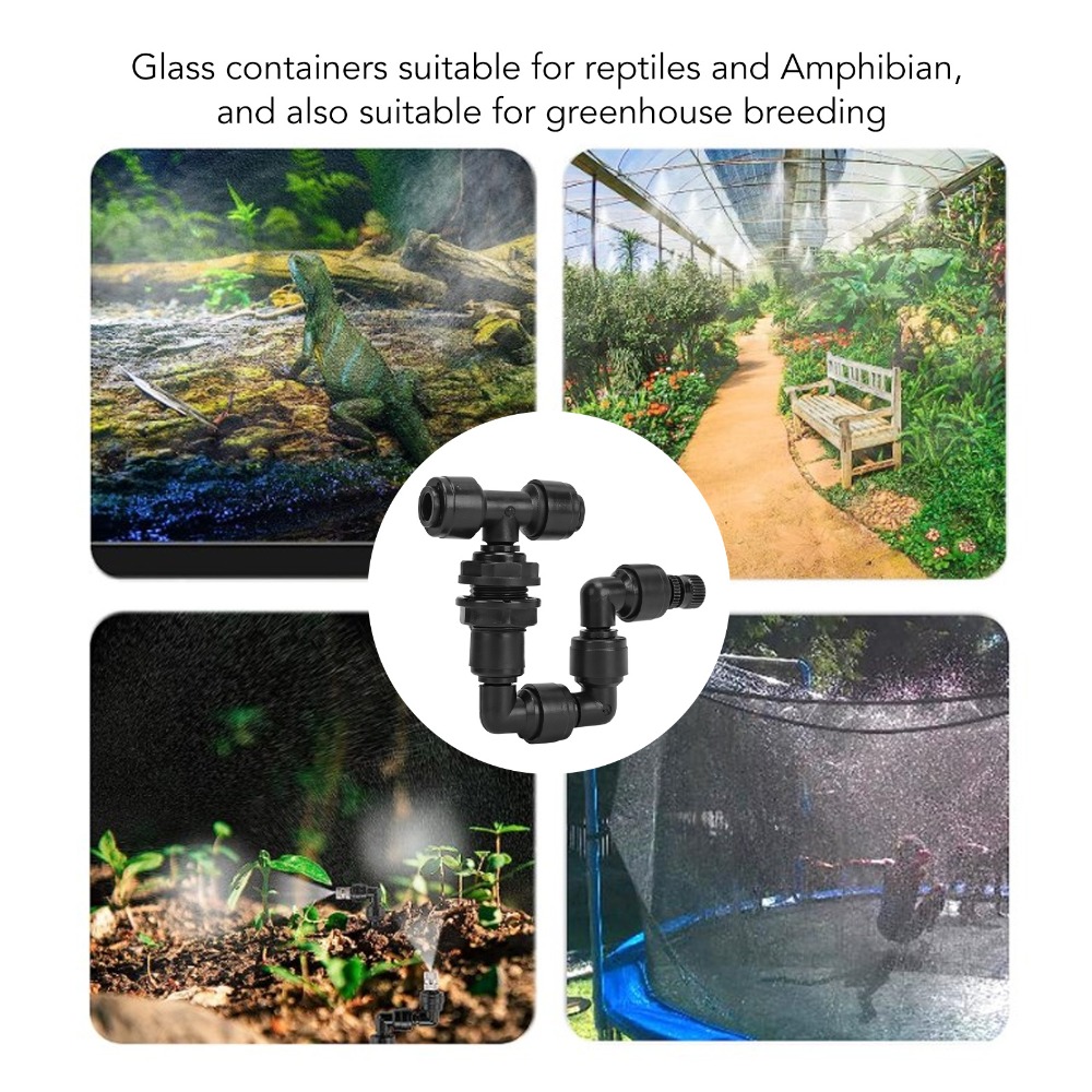 PP レプタイルフォッガー ブラック 360 °   回転式 - Misting Nozzle Reptile のレビューと価格
