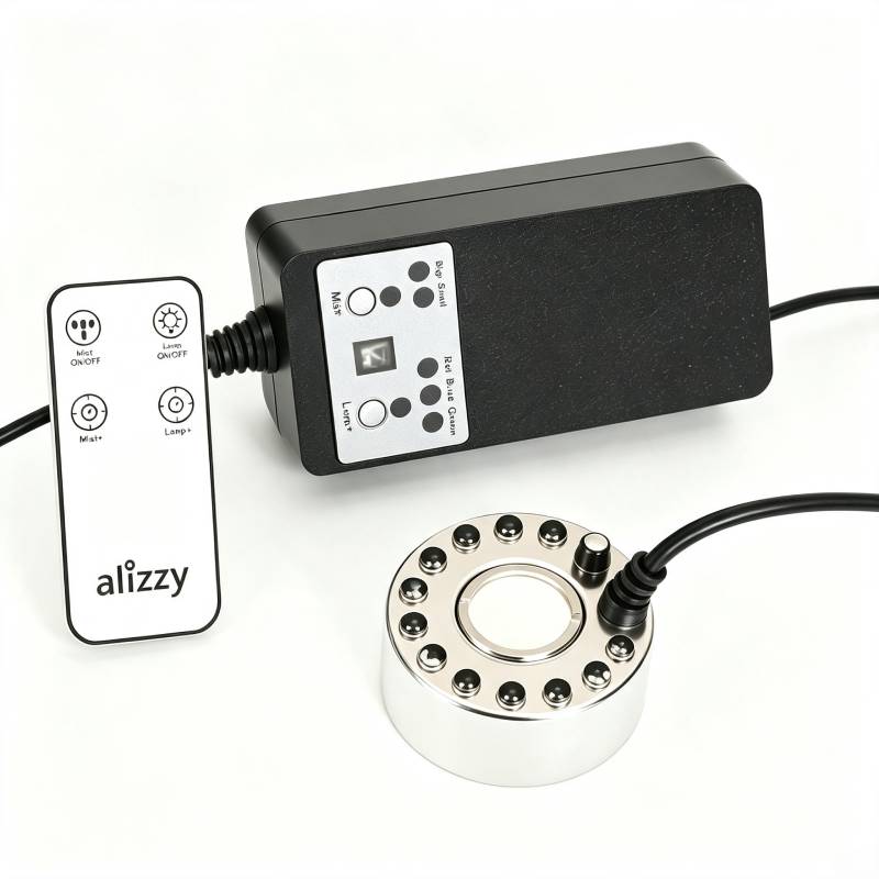 新しいリモート超音波ミストメーカー、調整可能なミストLEDラ - Terrarium Fogger Ultrasonic のレビューと価格