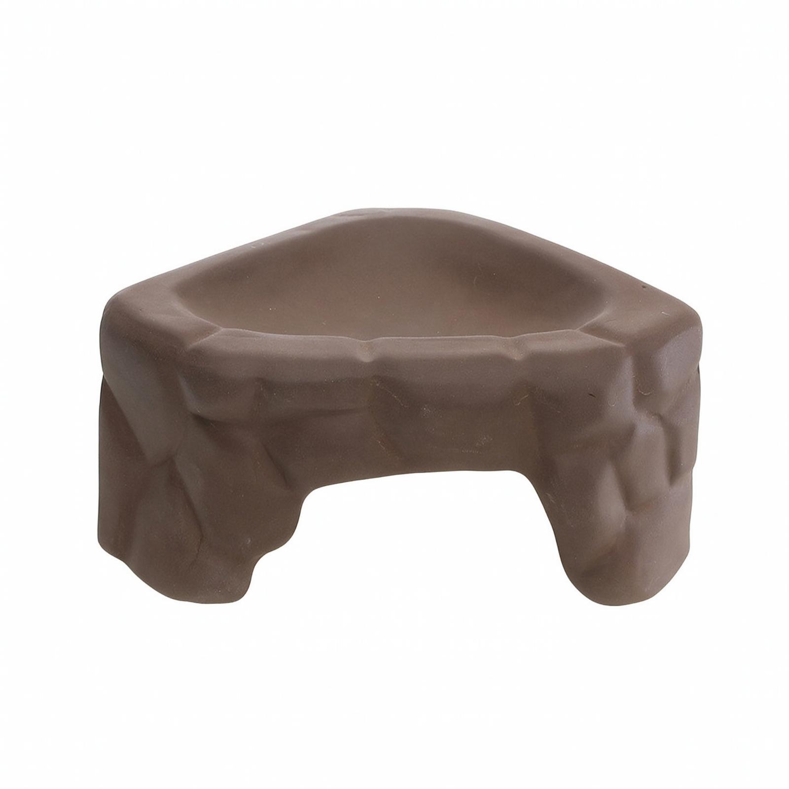 爬虫類用給餌台 セラミック製 アーチ型隠れ家付き テラリウム - Hide Cave Ceramic のレビューと価格
